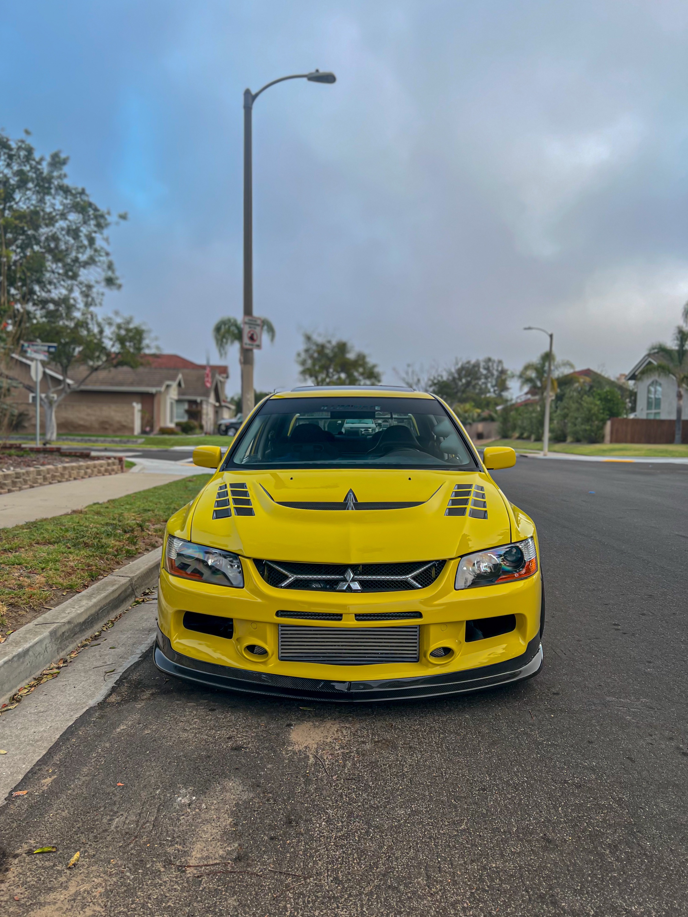 Mitsubishi Evo 9 Carbon Fiber Lip - Image 2
